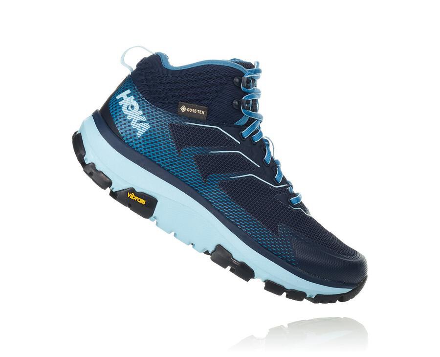 Botas De Montaña Hoka One One Mujer - Toa Gore-Tex - Azules - WNU138097